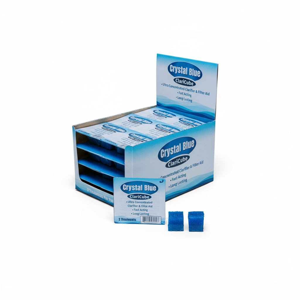 Crystal Blue ClariCube Retail Box - 24 Retail Packs of 2
