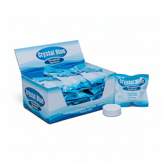 Crystal Blue Phosphate Remover Tablet Retail Box - 24 Tablets